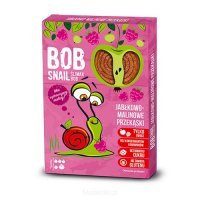 BOB SNAIL Przekąska jabłkowo-malinowa bez dodatku cukru 60 g