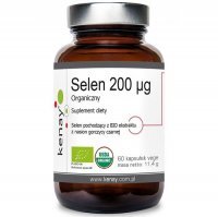 KENAY Selen organiczny BIO 200mcg 60 kapsułek