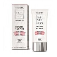 FLOSLEK SKIN CARE EXPERT SPHERE-3D NIGHT REPAIR nocna maska regenerująca 50 ml