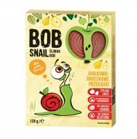 BOB SNAIL Przekąska jabłkowo-gruszkowa bez dodatku cukru 120 g