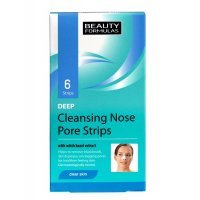 BEAUTY FORMULAS Głęboko oczyszczające paski na nos 6 sztuk