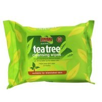 BEAUTY FORMULAS Tea Tree Chusteczki do twarzy, 30 szt.
