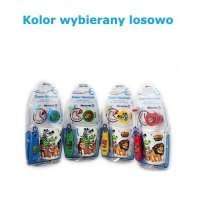 DR SCOTT ZESTAW Szczoteczka dla dzieci migająca z minutnikiem + kubek + nakładka na szczoteczkę