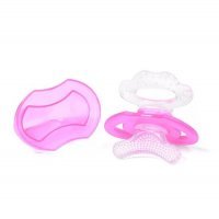 BABYONO Gryzak silikonowy do schładzania RÓŻOWY (1008/02)