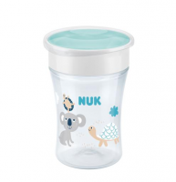 NUK EVOLUTION MAGIC CUP 8 m+ kubek niekapek TURKUSOWY 230 ml (751.138C)