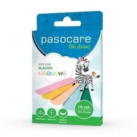 Pasocare Kid Line Zestaw plastrów neonowych, 10 szt.