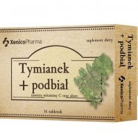 TYMIANEK + PODBIAŁ 16 tabletek do ssania  XENICO