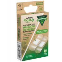 ACTIVE PLAST NATURAL ECO FRIENDLY Plastry opatrunkowe przyjazne dla środowiska 7cm x 2cm 20 sztuk