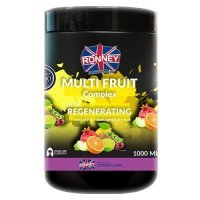 RONNEY PROFESSIONAL Multi Fruit Maska regenerująca do włosów suchych i zniszczonych 1L