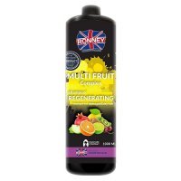 RONNEY PROFESSIONAL Multi Fruit Szampon regenerujący do włosów suchych i zniszczonych 1L