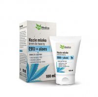 EKAMEDICA Kozie mleko krem do twarzy CBD + aloes 100 ml