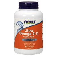 NOW FOODS Ultra Omega 3-D, 90 kapsułek