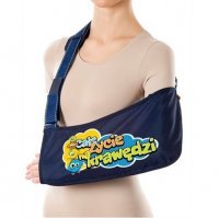 PANI TERESA Temblak kończyny górnej rozmiar S nadruk 2 "Całe życie na krawędzi"