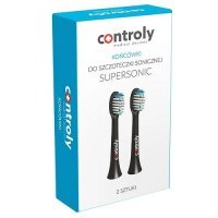 CONTROLY SUPERSONIC końcówki do szczoteczki sonicznej CZARNE