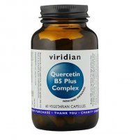 VIRIDIAN Quercetin Kwercetyna B5 Plus Kompleks 60 kapsułek