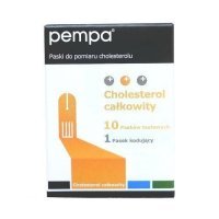 PEMPA (BENECHECK) Paski do kontroli cholesterolu BK-C2 10 sztuk