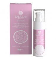BASICLAB Serum regenerujące strukturę skóry 1% ceramidy 2% prebiotyk SPRĘŻYSTOŚĆ I ODBUDOWA 30 ml