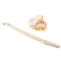 HHUUMM No. 2 szczotka do masażu ciała włókno tampico wersja z kijem + szczotka do dłoni