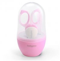 BABYONO Zestaw do pielęgnacji paznokci dla dzieci i niemowląt RÓŻOWY (398/02)