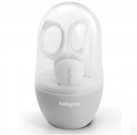 BABYONO Zestaw do pielęgnacji paznokci dla dzieci i niemowląt SZARY (398/03)