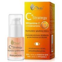 AVA C+ STRATEGY Stymulator gładkiej skóry krem pod oczy 15 ml