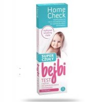 HOME CHECK Test ciążowy BEJBI Super Czuły płytkowy 1 sztuka