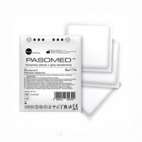 PASOMED Kompresy jałowe 17 nitkowe 8 warstwowe 5 cm x 5 cm 3 sztuki pakowane pojedynczo