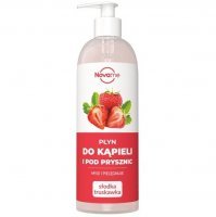 NOVAME Płyn do kąpieli i pod prysznic Słodka truskawka 500 ml