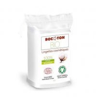 BOCOTON Ręczniczki kosmetyczne bawełniane z certyfikatem ECOCERT GOTS 60 sztuk