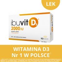 IBUVIT D3 2000 j.m. 90 kapsułek na niedobory witaminy D
