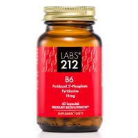LABS212 Witamina B6 P-5-P + Pyridoxine, 60 kaps.