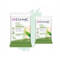 CLEANIC Chusteczki nawilżane do higieny intymnej Comfort 10 sztuk