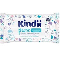 KINDII Chusteczki nawilżane Pure dla dzieci 60 sztuk