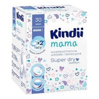 KINDII MAMA Wkładki laktacyjne Super Dry 30 sztuk