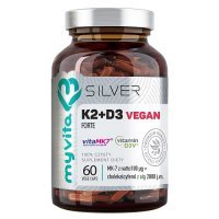 MYVITA SILVER Witamina K2 + D3 VEGAN 60 kapsułek