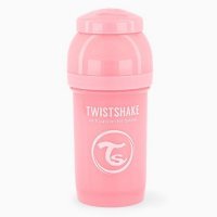 TWISTSHAKE Butelka antykolkowa Różowa 180 ml
