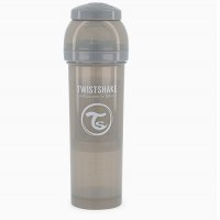 TWISTSHAKE Butelka antykolkowa Szara 330 ml