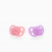 TWISTSHAKE Smoczek powyżej 6 miesięcy Różowy i Fioletowy 2 sztuki