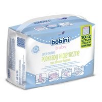 BOBINI BABY podkłady higieniczne 10 + 2 sztuki