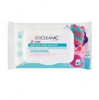 CLEANIC Papier toaletowy nawilżany Junior 40 sztuk