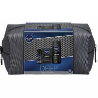 NIVEA MEN ZESTAW DEEP CONTROL antyperspirant 50ml + woda po goleniu 100ml + żel pod prysznic 250ml