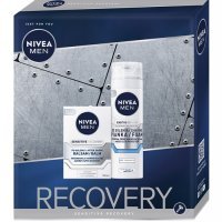 NIVEA MEN ZESTAW SENSITIVE RECOVERY balsam po goleniu 100 ml + pianka do golenia 200 ml