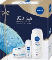 NIVEA ZESTAW FRESH SOFT krem 100 ml + antyperspirant 50 ml + żel pod prysznic 250 ml