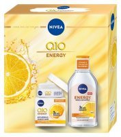 NIVEA ZESTAW Q10 ENERGY krem przeciwzmarszczkowy na dzień 50 ml + płyn micelarny 400 ml
