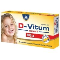 D-VITUM witamina D  800 j.m. 30 kapsułek twist-off