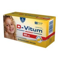 D-Vitum Witamina D 800 j.m., 90 kapsułek twist-off