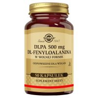 SOLGAR DLPA 500 mg 50 kapsułek