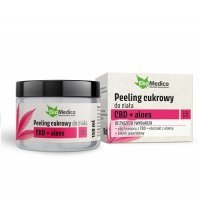 EKAMEDICA Peeling cukrowy do ciała CBD+aloes 150 ml