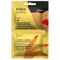TOŁPA MASKING więcej blasku maseczka rozświetlająca przeciw oznakom zmęczenia saszetka 2 x 5 ml