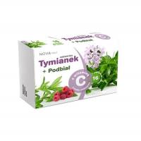 TYMIANEK + PODBIAŁ 16 pastylek do ssania Novagen Pharma